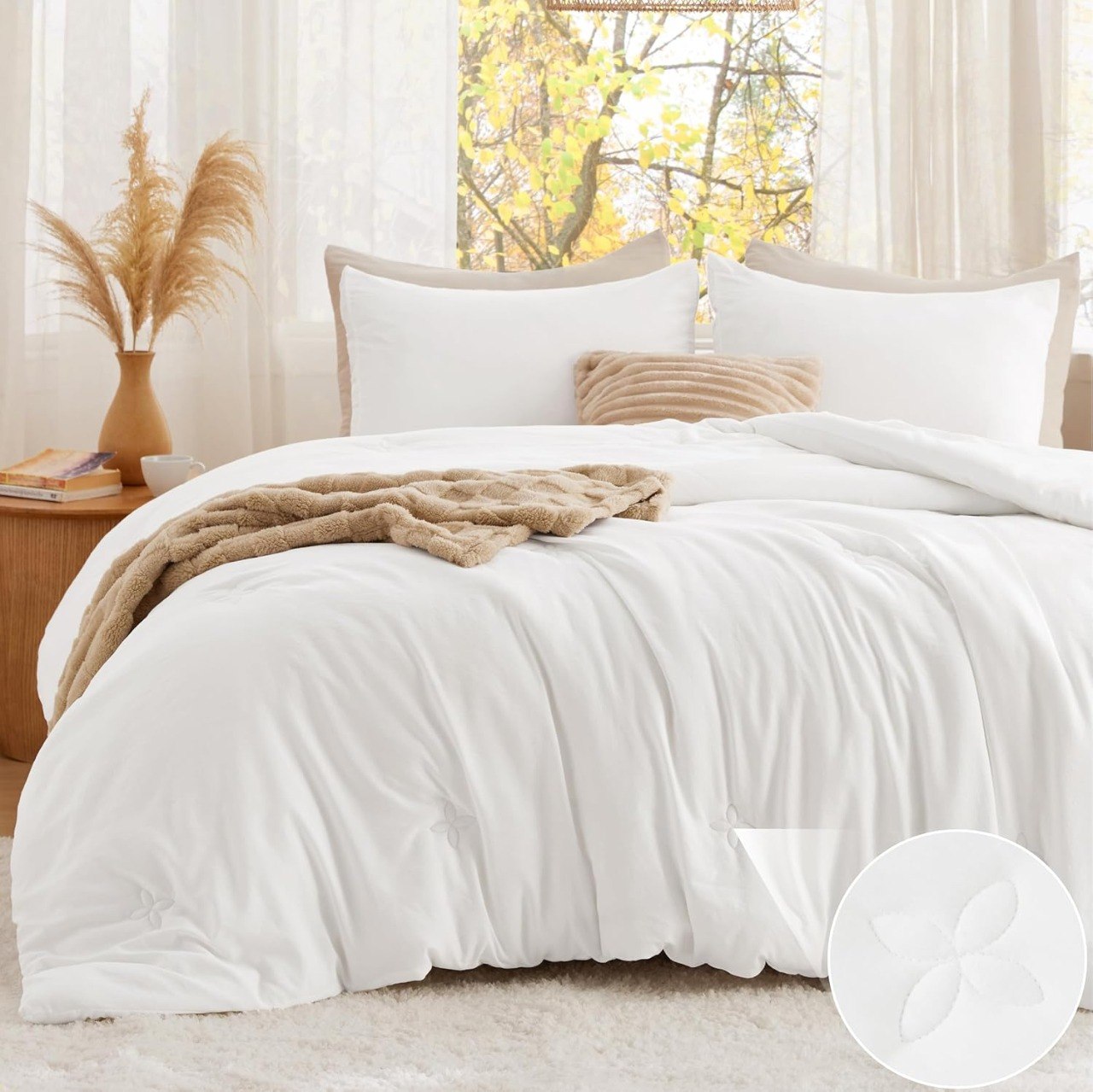 Queen All Season Down Alternative Comforter Set