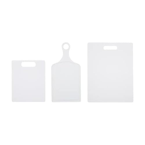 3 Piece Farberware Plastic Cutting Board Set