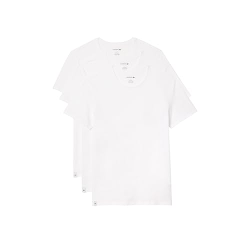 3 Pack Lacoste Cotton Crew Neck Undershirts