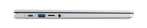 acer Chromebook 314 CB314-4H-C2UW Laptop | Intel Processor N100 | 14" Full HD (1920 x 1080) IPS Display | 4GB LPDDR5 | 64GB eMMC | Intel Wireless Wi-Fi 6E AX211 | Chrome OS | Pure Silver
