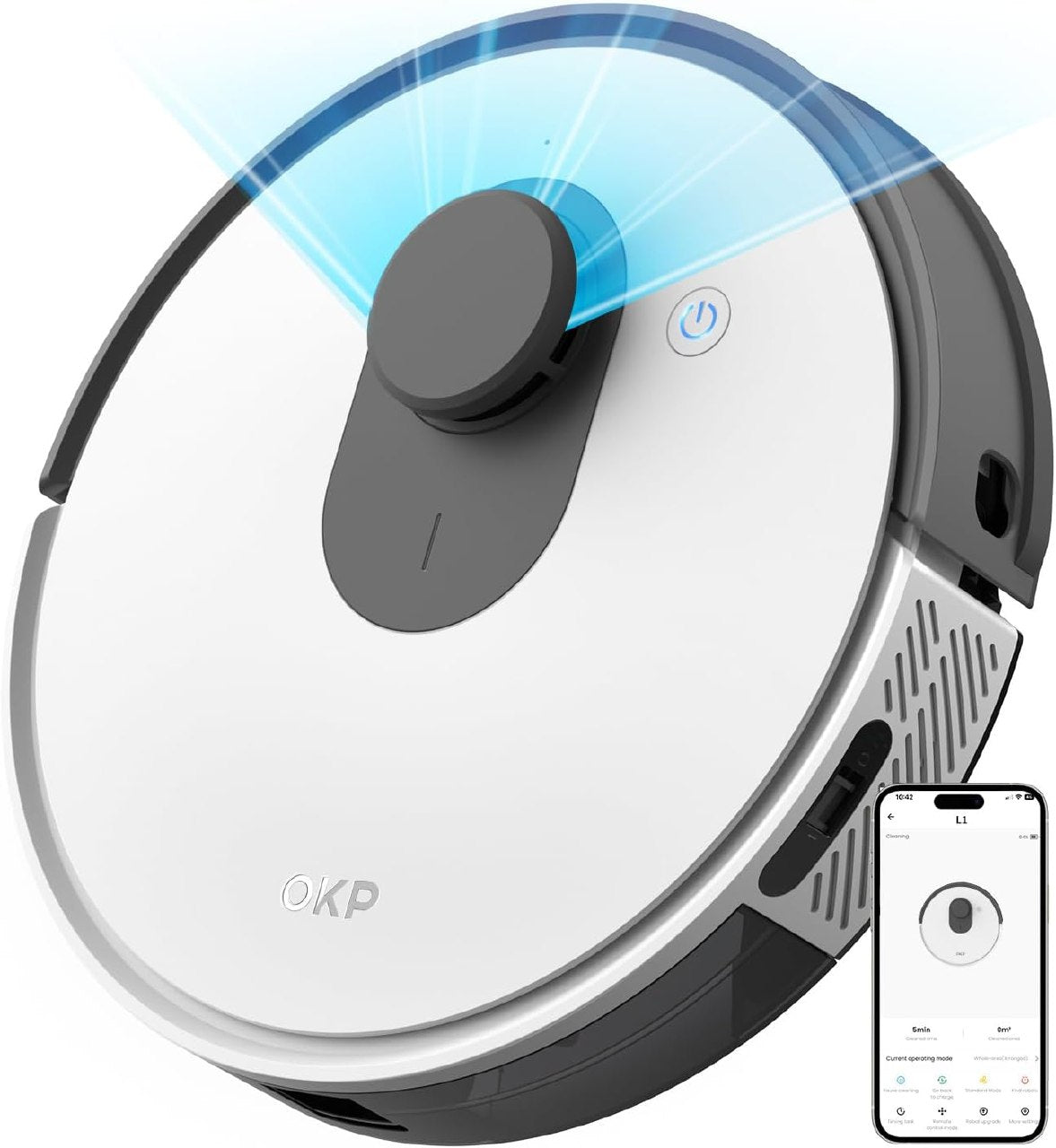 Lidar Robot Vacuum Cleaner with Smart Mapping Technology