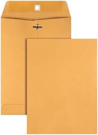 10 Pack Large Clasp Mailing Envelopes