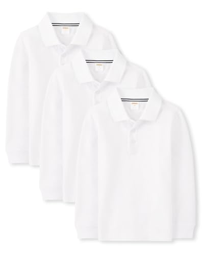 3 Pack Gymboree Boys Long Sleeve Polo Shirts