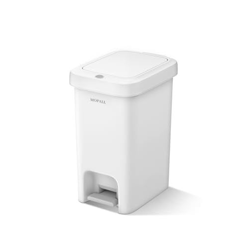 1.9 Gallon Slim Bathroom Trash Can with Lid