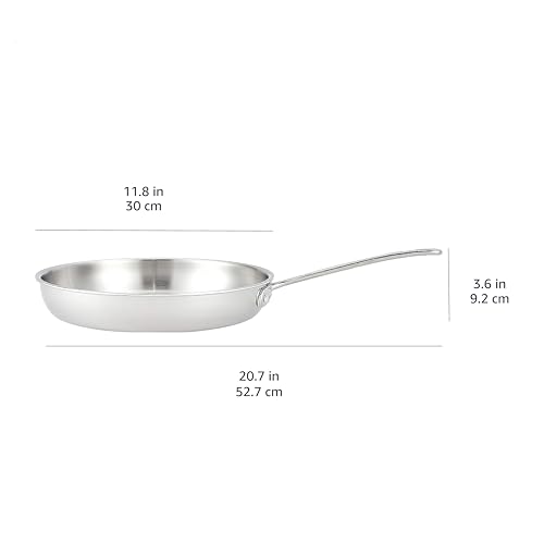 12" Tri-Ply Stainless Steel Fry Pan