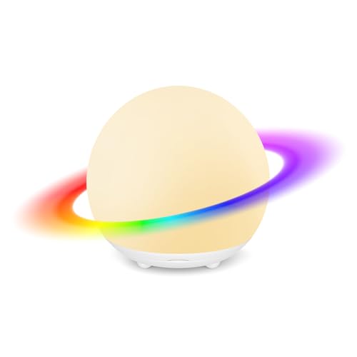 Rechargeable Silicone Egg Night Light with Timer