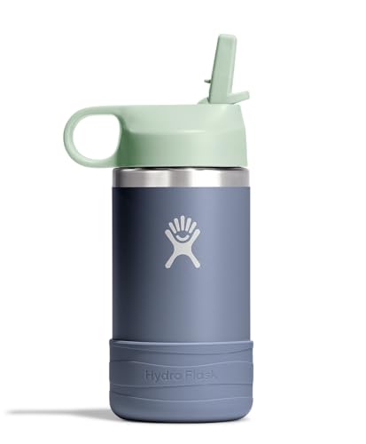 12 Oz Hydro Flask Kids Insulated Water Bottle Straw