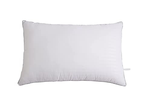 Bed Pillows for Sleeping - Standard Size(18"x26") Set of 2 Pillows Allergy Friendly Microfiber Shell Fluffy Down Alternative Filling Breathable Pillow Suitable Back Stomach or Side Sleepers