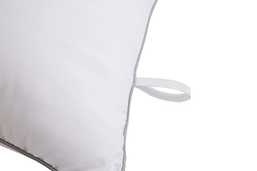 Bed Pillows for Sleeping - Standard Size(18"x26") Set of 2 Pillows Allergy Friendly Microfiber Shell Fluffy Down Alternative Filling Breathable Pillow Suitable Back Stomach or Side Sleepers