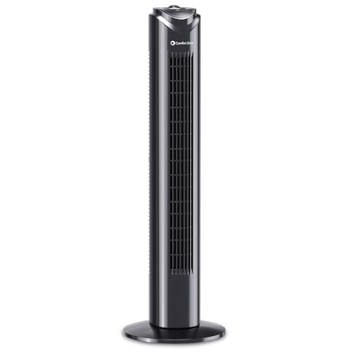 32-Inch Oscillating Tower Fan with 3 Speeds