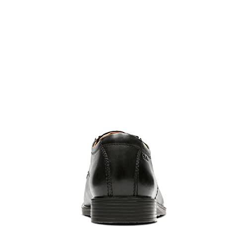 Clarks Men's Tilden Cap Oxford Shoe,Black Leather,8.5 M US
