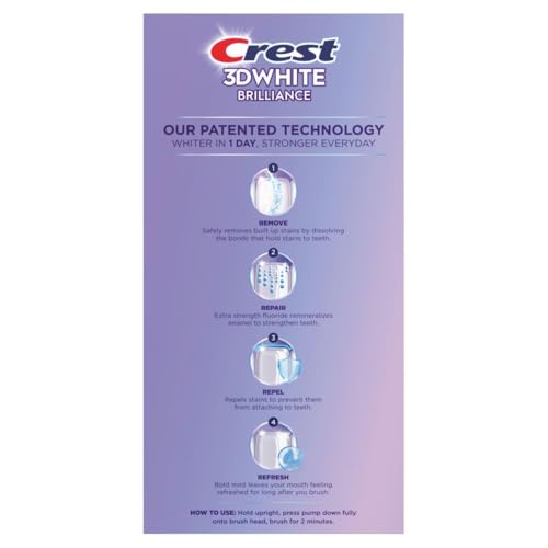 2 Pack Crest 3D White Toothpaste