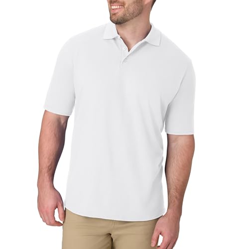 Hanes Men’s Pique Short Sleeve Polo Shirt