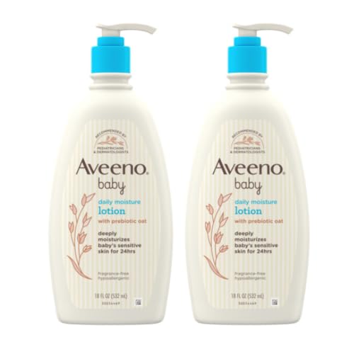 2 Pack Aveeno Baby Fragrance-Free Daily Moisture Lotion