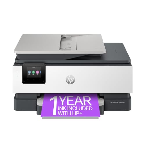 HP OfficeJet Pro 8139e Wireless All-in-One Color Inkjet Printer, Print, scan, Copy, fax, ADF, Duplex Printing Best-for-Home Office, 1 Year of Instant Ink Included (40Q51A)