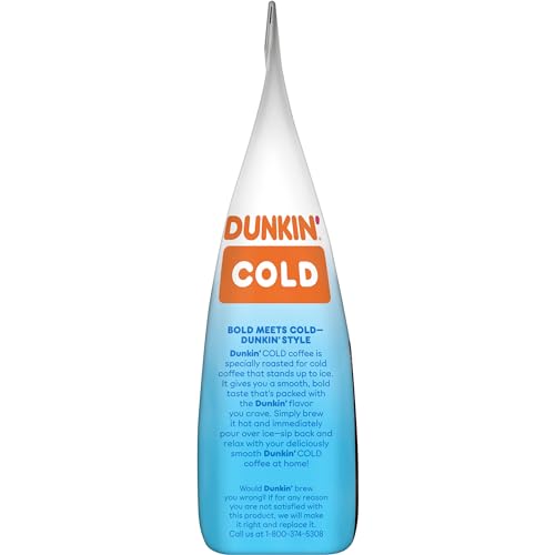 6 Pack Dunkin' Cold Ground Coffee