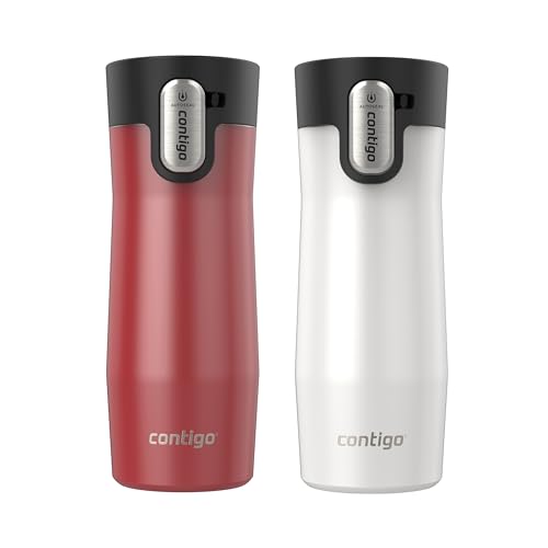 2 Pack Contigo 16 oz Insulated Travel Mugs
