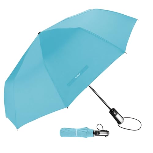Windproof Travel Umbrella with Large Canopy