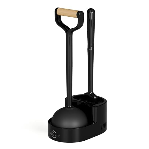Sellemer Toilet Brush and Plunger Set