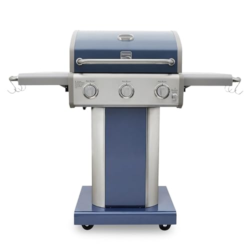 Kenmore 3-Burner Propane Gas Grill with Side Shelves