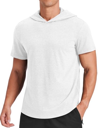Lightweight Quick-Dry Short Sleeve Hoodie Gym Shirt