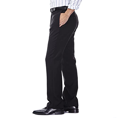 Haggar Men's Expandable-Waist Dress Pants 34W x 29L