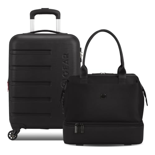 2 Piece SwissGear Hardside Carry-On Spinner Luggage Set