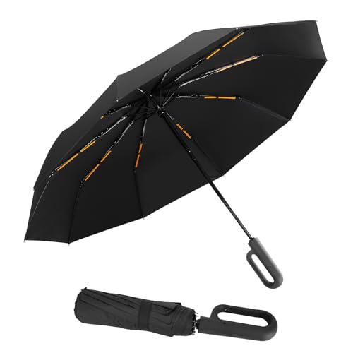 Inverted Windproof Folding Travel Umbrella (5 Colors)