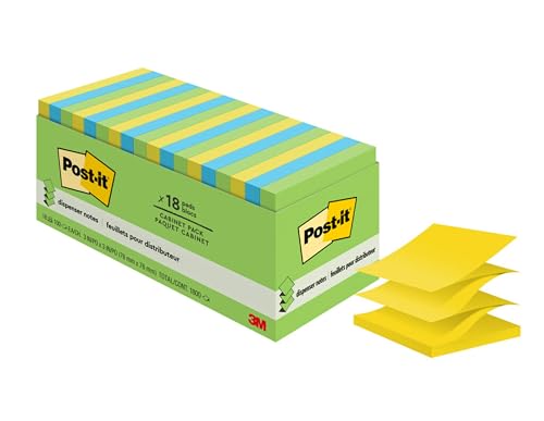18 Pack Post-it Pop-up Sticky Note Pads