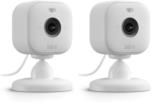 2 Pack Blink Mini 2 HD Indoor Security Camera