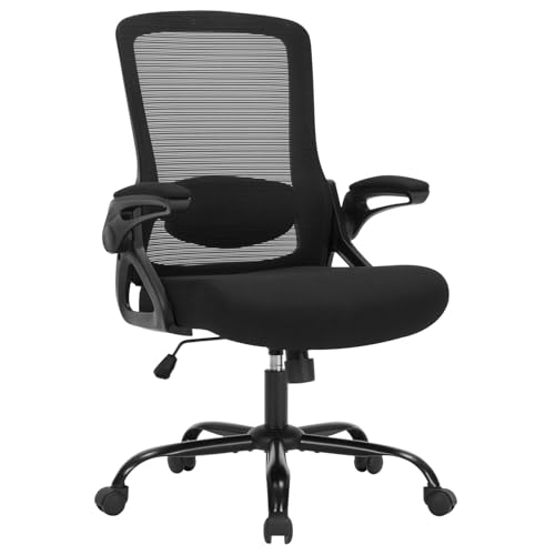 Ergonomic Office Chair with Lumbar Support, Adjustable Height