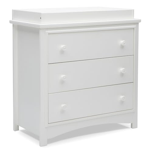 Delta Children 3 Drawer Dresser with Changing Top