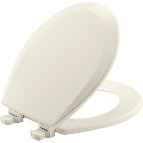 Bemis Easy Clean Durable Wood Round Toilet Seat