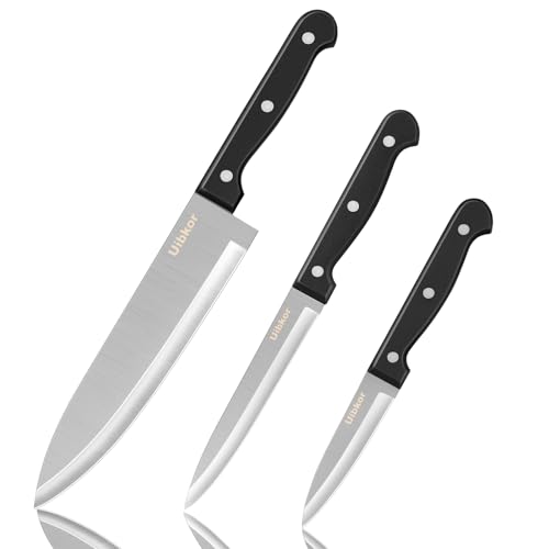 3 Piece High Carbon Stainless Steel Kitchen Knife Set