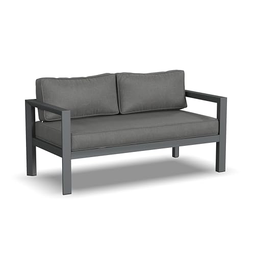 Outdoor Aluminum Loveseat Bench