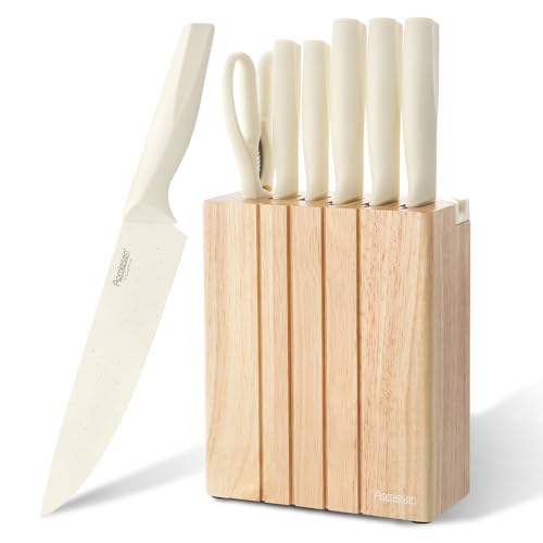 8 Piece Knife Set with Block, Dishwasher Safe