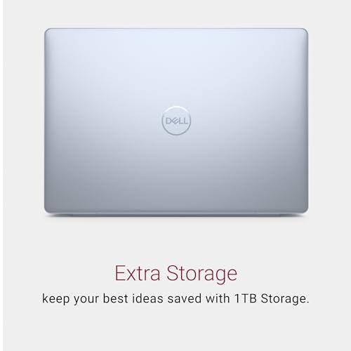 Dell Inspiron 16 Plus 7640 Laptop - 16.0-inch 16:10 2.5K Display, Intel Core i7-13620H Processor, 16GB LPDDR5 RAM, 1TB SSD, Intel UHD Graphics, Windows 11 Home, Onsite & Migrate Service - Ice Blue