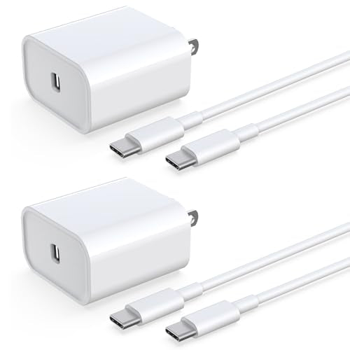 2 Pack 33W USB C Fast Charger with Cables