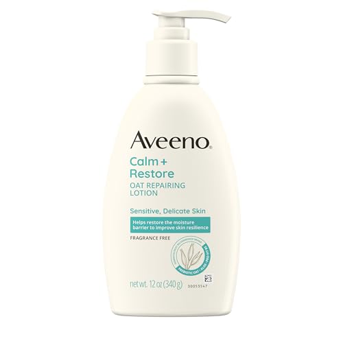 Aveeno Calm + Restore Fragrance Free Body Lotion 12 oz