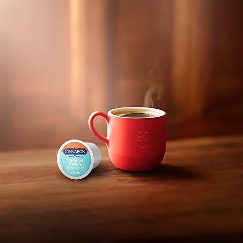 Cinnabon Caramel Pecan Coffee, Keurig Single Serve K-Cup Pods, 96 Count (4 Packs of 24)