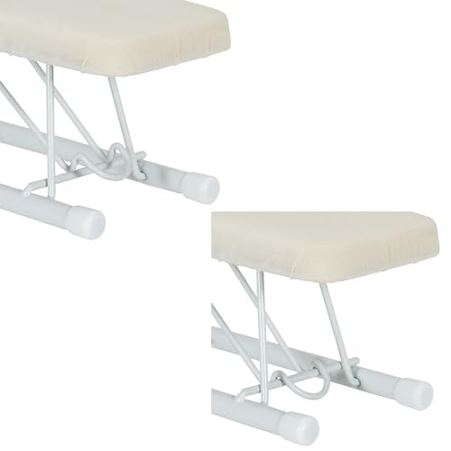 Household Essentials Basic Sleeve Mini Ironing Board | Natural Cover and White Finish | 4.5" x 20" Ironing Surface