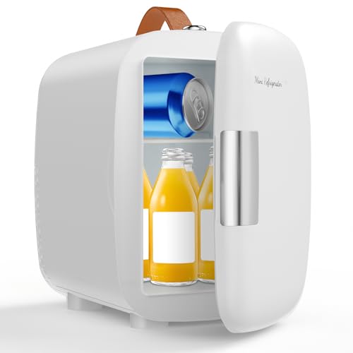 4L Mini Fridge for Skincare, Drinks and Snacks