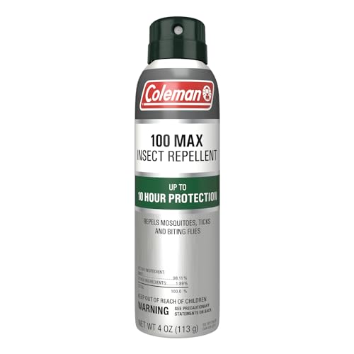 4 oz Coleman 100% DEET Insect Repellent Spray