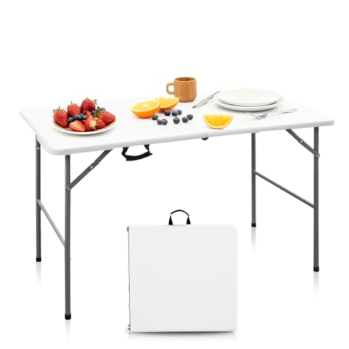 4ft Portable Folding Plastic Dining Table