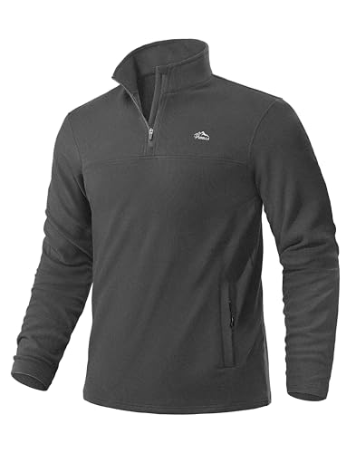 Quarter Zip Fleece Golf Pullover Shirt