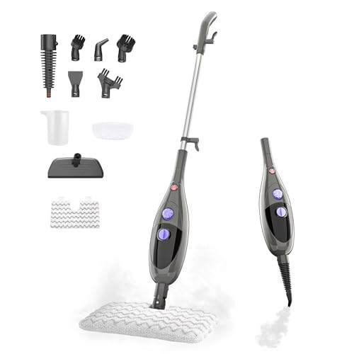 12-in-1 Steam Mop and Handheld Floor Cleaner