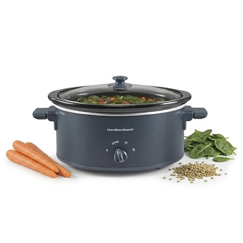 Hamilton Beach 6 Quart Slow Cooker with Folding Handles