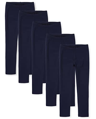 5 Pack Girls Cotton Leggings