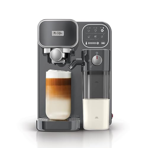 Mr. Coffee Espresso Cappuccino Latte Machine with Frother