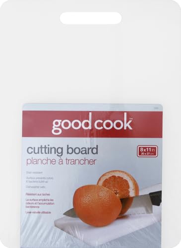 GoodCook 8x11 Inch White Cutting Board